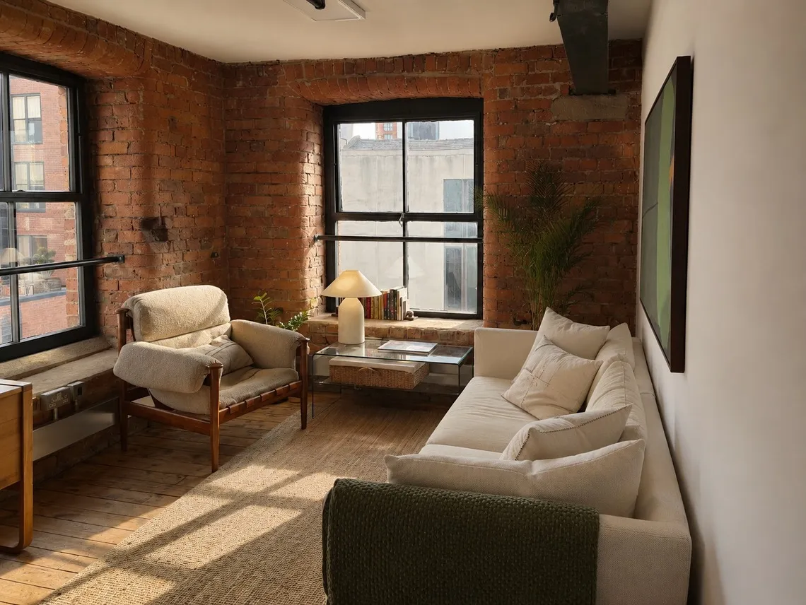 A calm, private therapy room with soft natural light